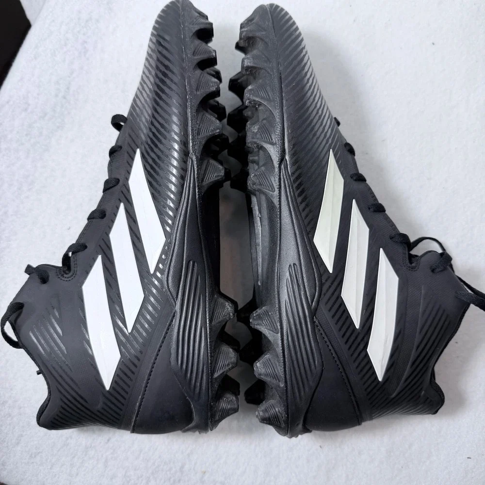 Adidas Freak Mid MD Football Cleats Mens 11.5 Black White BB7688 Mid Top Shoes
